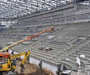 Budowa stadionu w Szczecinie - listopad 2021