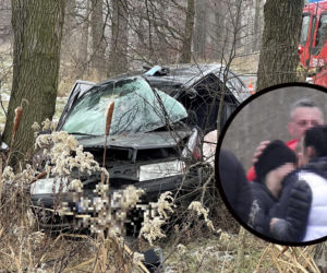 Tragedia pod Wołominem. Wypadła z drogi, rozbiła się na drzewie. 19-latka nie żyje