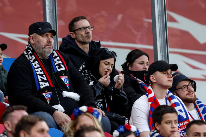 Górnik Zabrze - Raków Częstochowa: Zdjęcia kibiców i zawodników z meczu 25. kolejki PKO BP Ekstraklasy