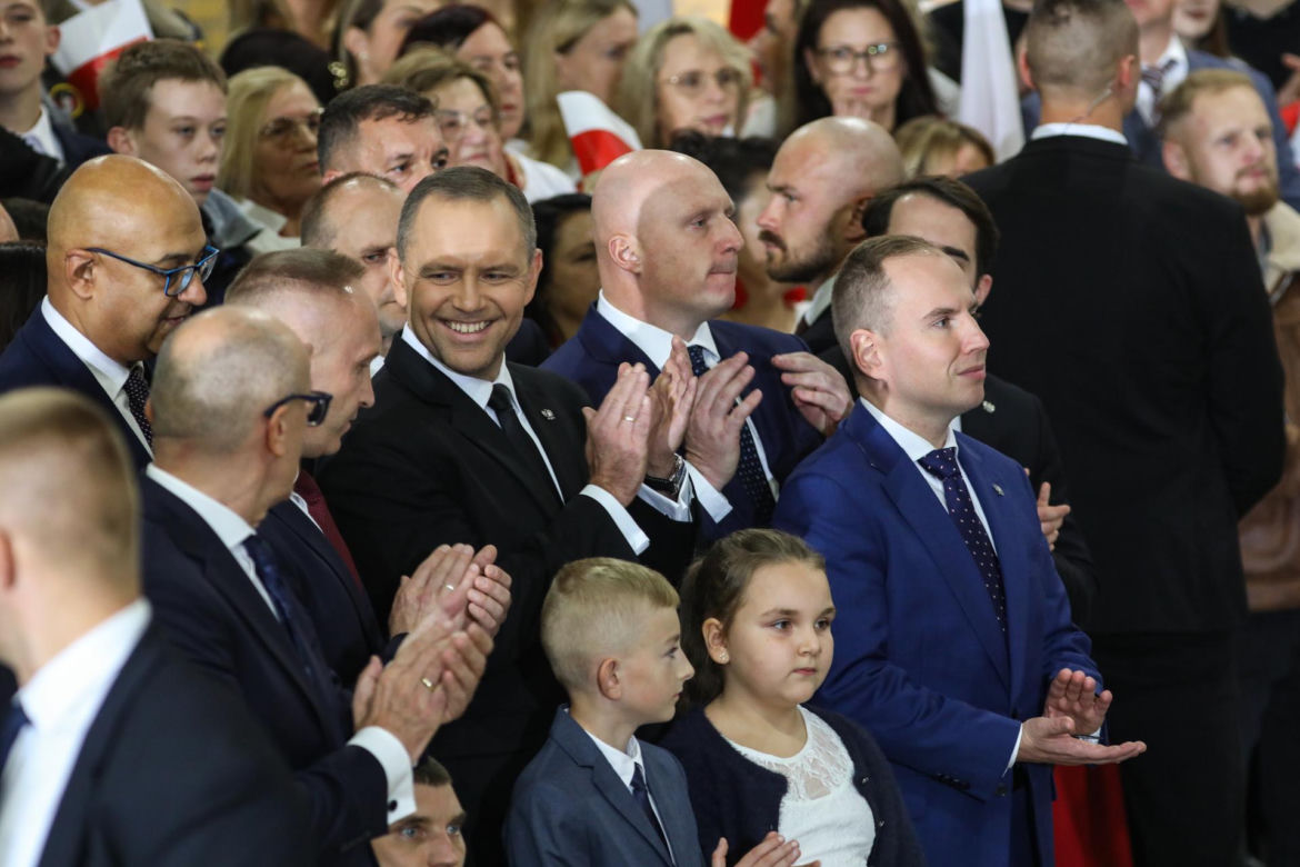 Karol Nawrocki odwiedził Kulesze Kościelne na Podlasiu