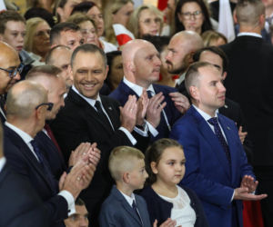 Karol Nawrocki odwiedził Kulesze Kościelne na Podlasiu