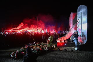 Prezydent Nawrocki w Gdyni: zdrajcy i komuniści strzelali do ludzi