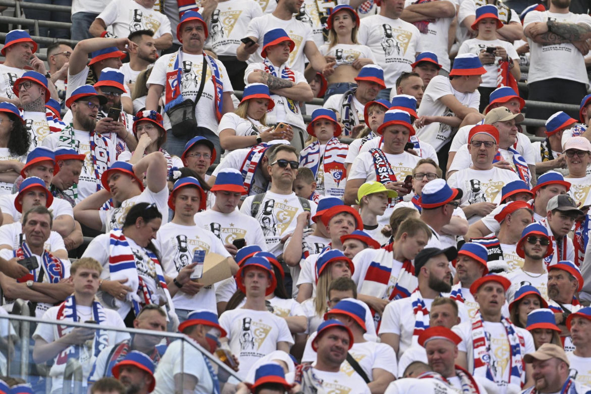 Kibice na finale Pucharu Polski: Górnik - Raków