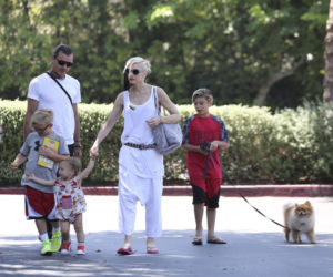 Gwen Stefani z rodziną