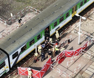 Potrącony na torach w Józefowie