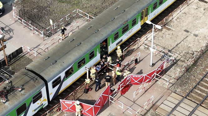 Potrącony na torach w Józefowie