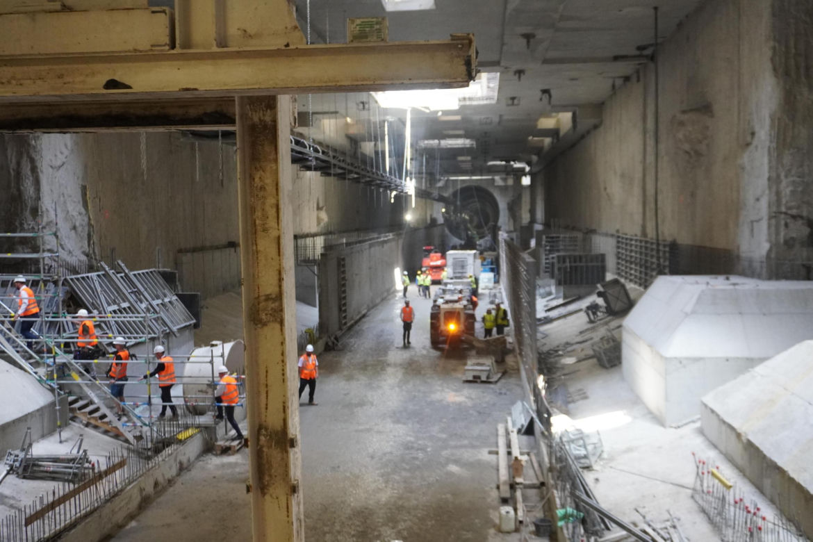 Łódź. Tak wygląda budowa tunelu średnicowego. Drąży go maszyna Katarzyna [ZDJĘCIA].