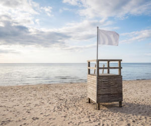 Sinice Sarbinowo. Czy w Sarbinowie można się kąpać 14.08? Flaga, warunki pogodowe