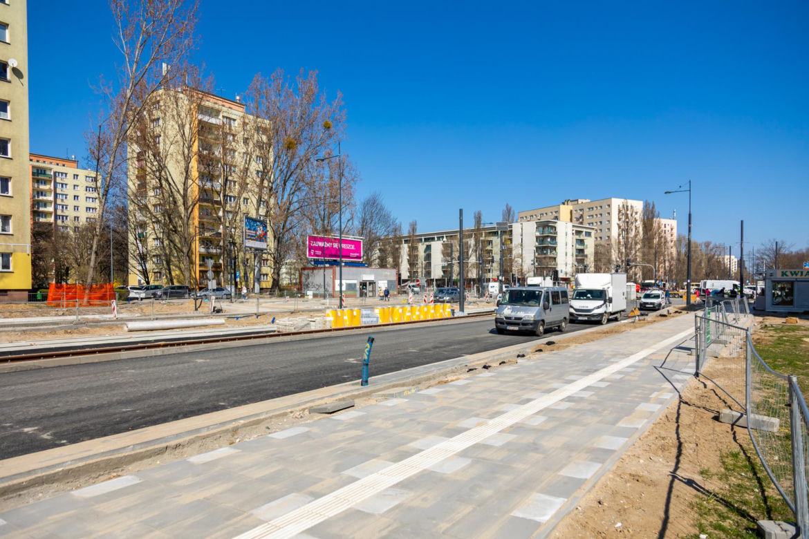 Budowa tramwaju na ul. Św. Bonifacego