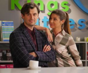 Pierwsza miłość. Kinga (Aleksandra Zienkiewicz), Rafał (Bartłomiej Kotschedoff)