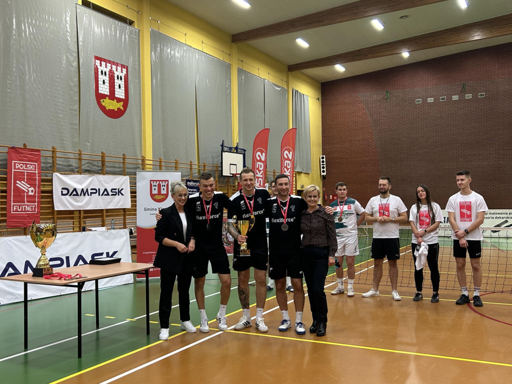 Top Spin Wójcin obronili tytuł Mistrza Polski w siatkonodze podczas mistrzostw w Kleczewie
