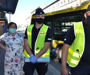 Kontrola maseczek w autobusach