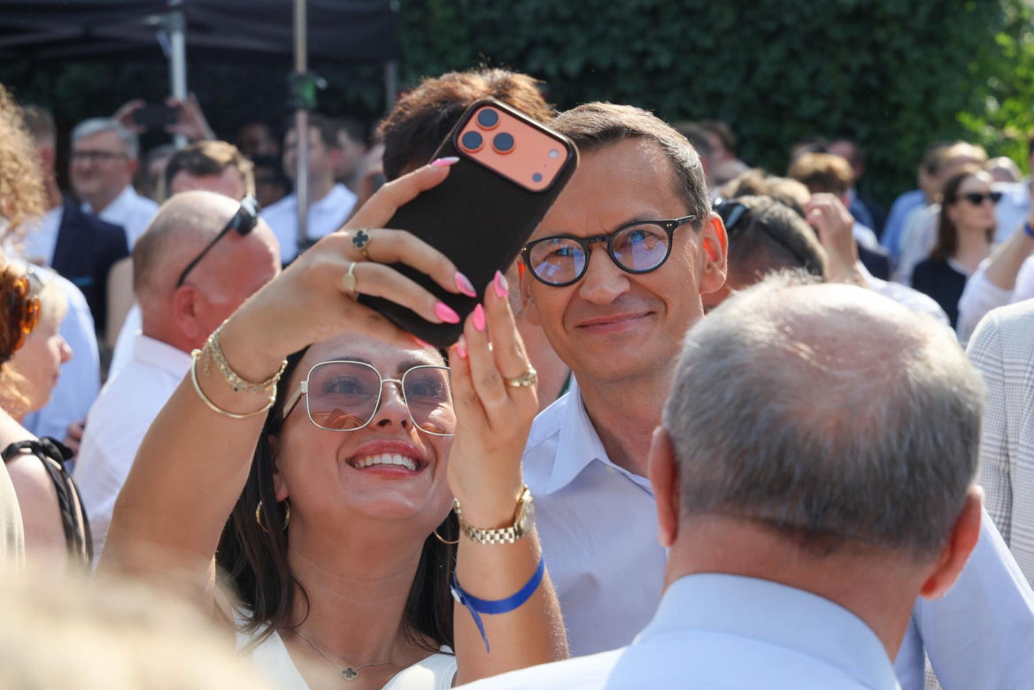 Tak grillował Morawiecki