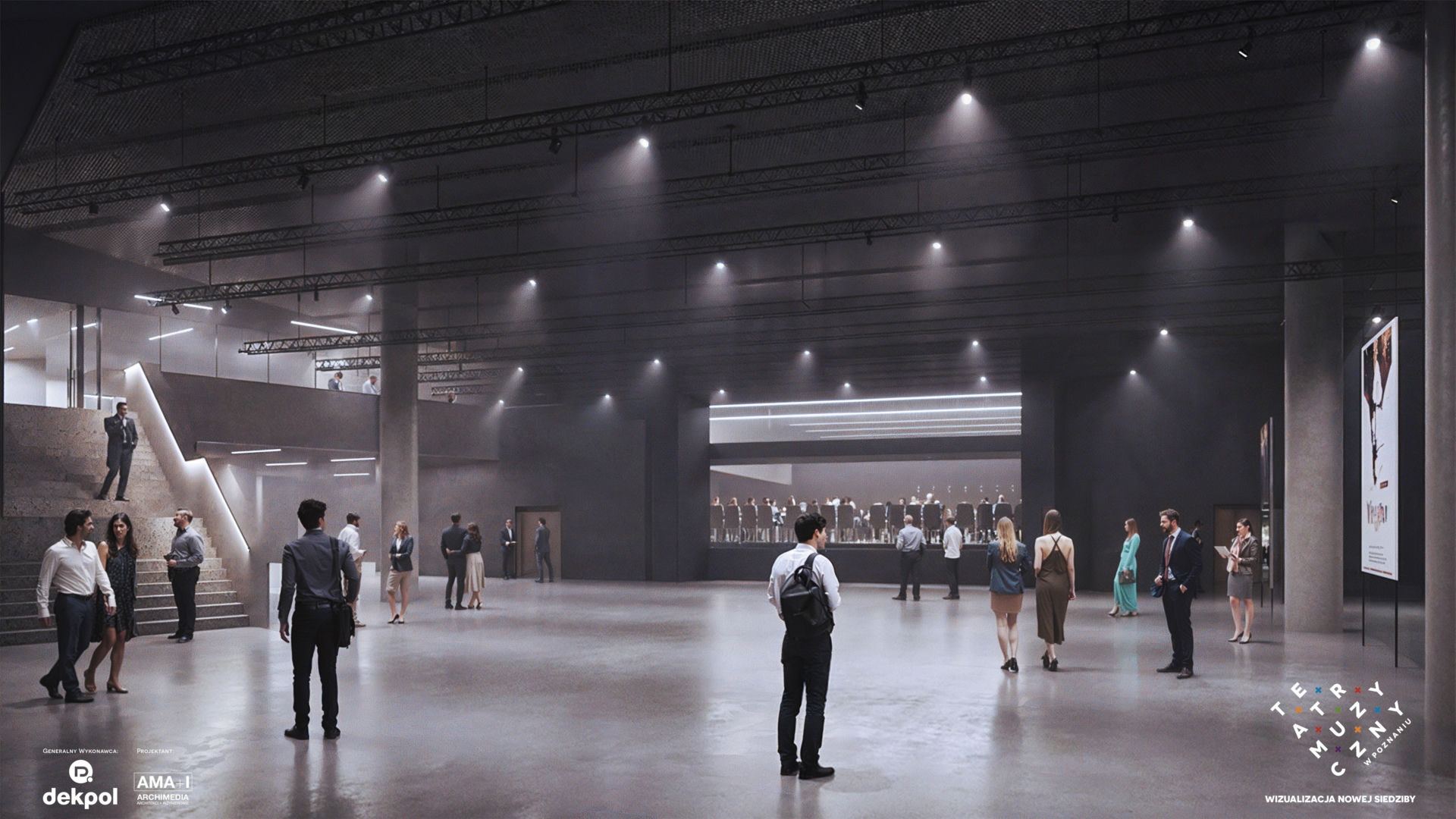 Wizualizacje nowej siedziby Teatru Muzycznego w Poznaniu