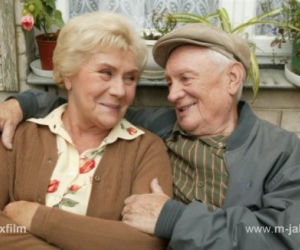 M jak miłość. Barbara (Teresa Lipowska) , Lucjan (Witold Pyrkosz) Mostowiakowie