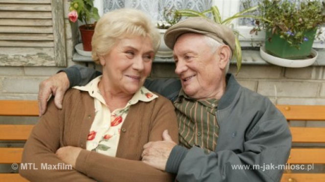 M jak miłość. Barbara (Teresa Lipowska) , Lucjan (Witold Pyrkosz) Mostowiakowie
