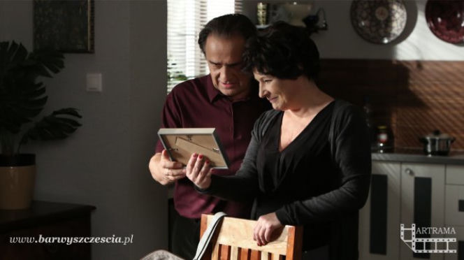 Barwy szczęścia odc. 1398. Anna Marczak (Dorota Kolak), Jerzy (Bronisław Wrocławski)
