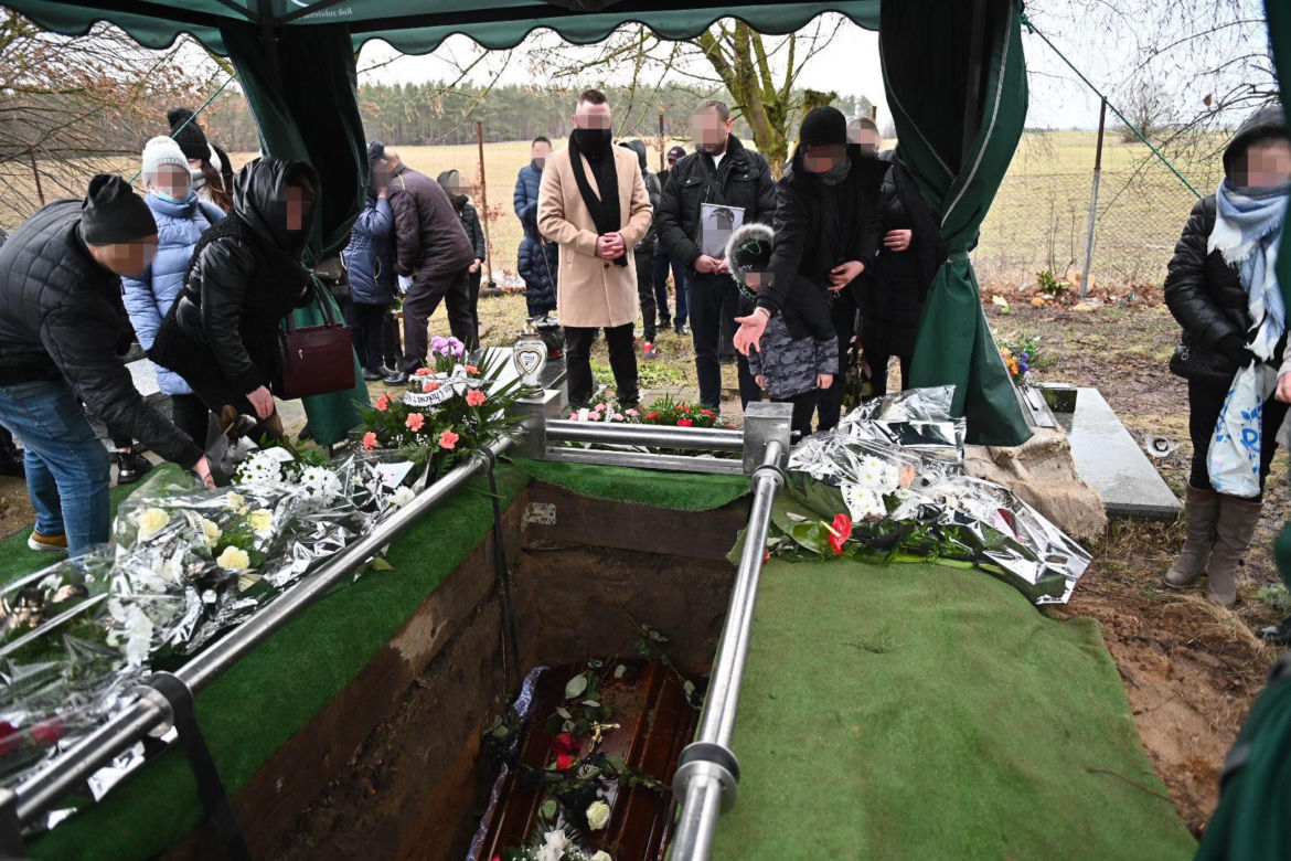 Pogrzeb Ewy Orłowskiej w Starogardzie Gdańskim. Zginęła z ręki kochanka