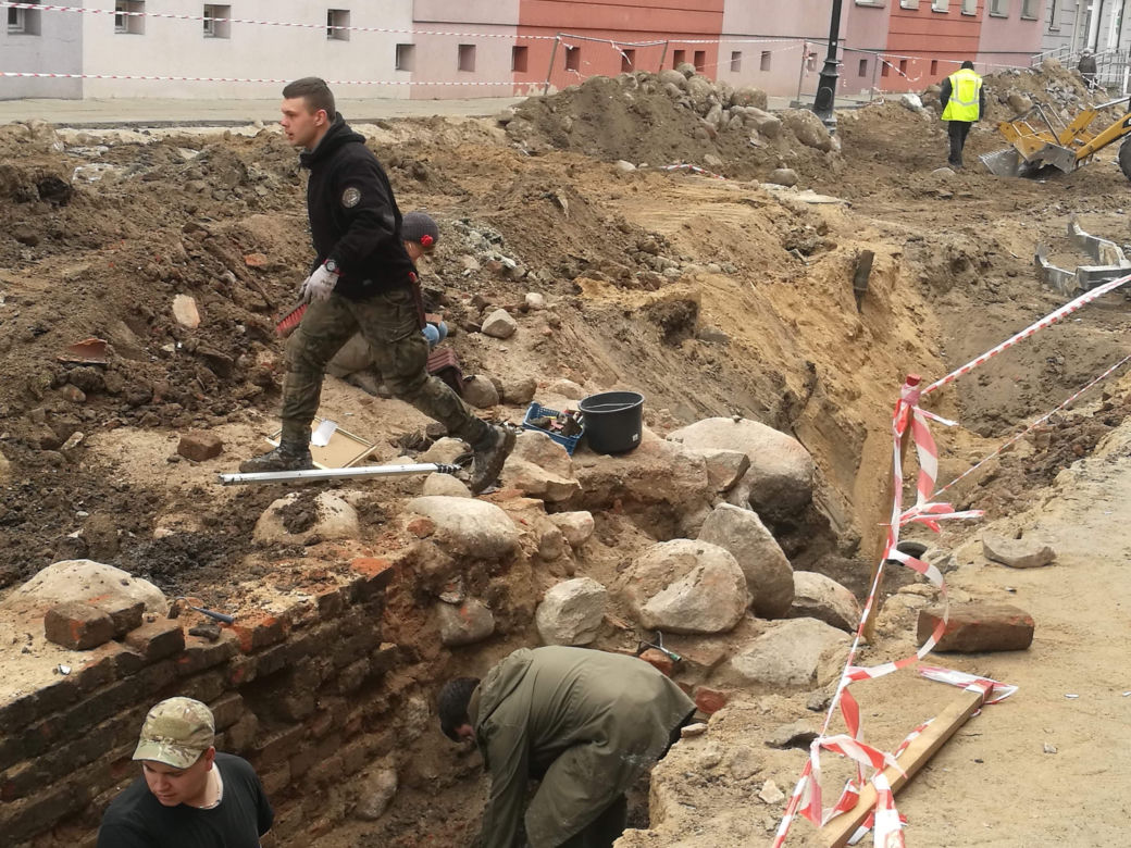 Trwają prace na ul. Giełczyńskiej w Łomży