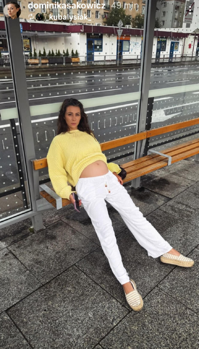 Dominika Sakowicz (Joanna z M jak miłość) w ciąży