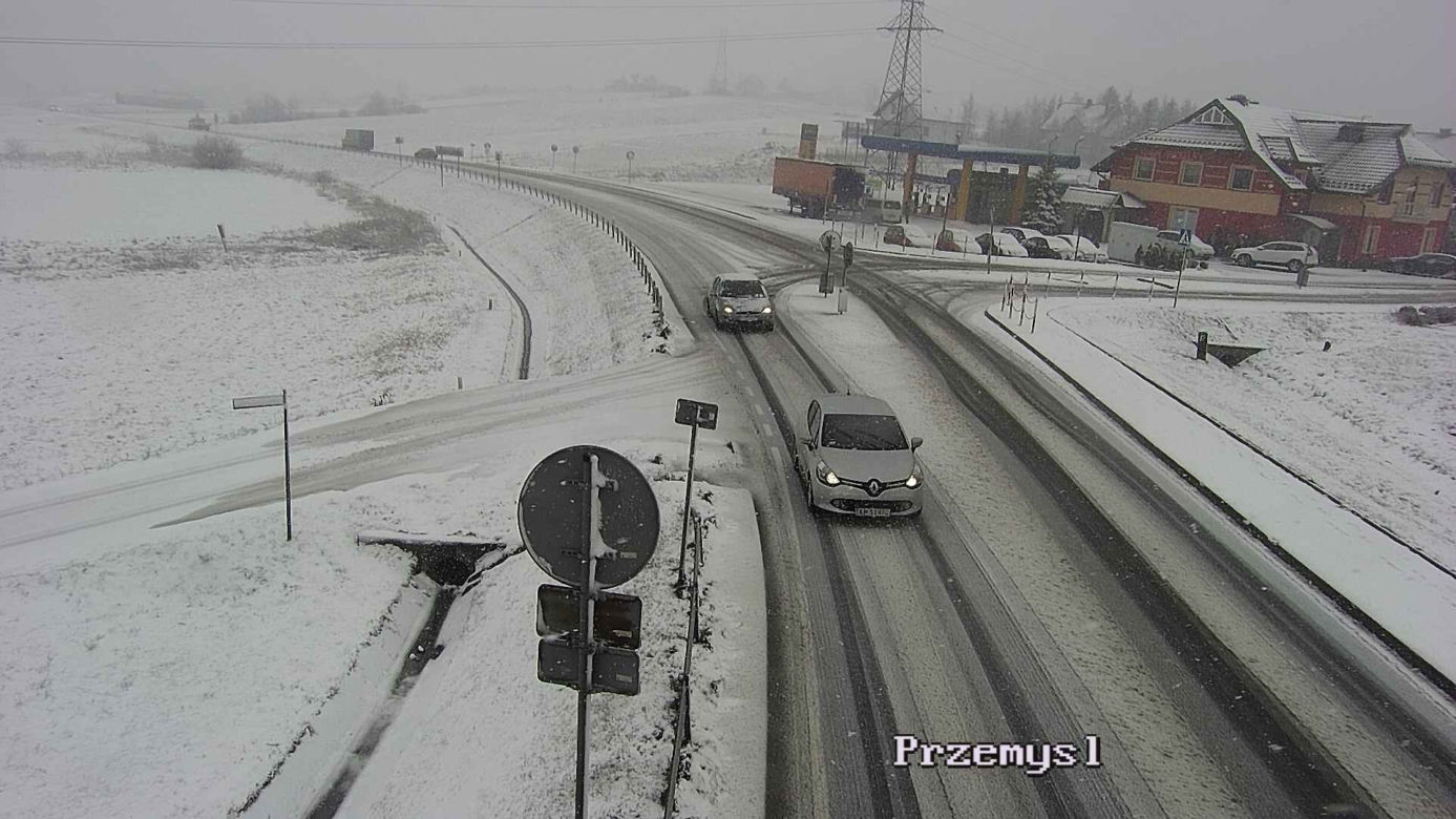 Potężne śnieżyce w Małopolsce