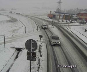 Potężne śnieżyce w Małopolsce