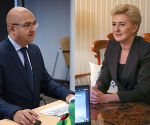 Agata Duda i Alvin Gajadhur o bezpieczeństwie drogowym wśród dzieci