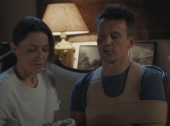 M jak miłość, odcinek 1909. Martyna (Magdalena Turczeniewicz), Jakub (Krzysztof Kwiatkowski)