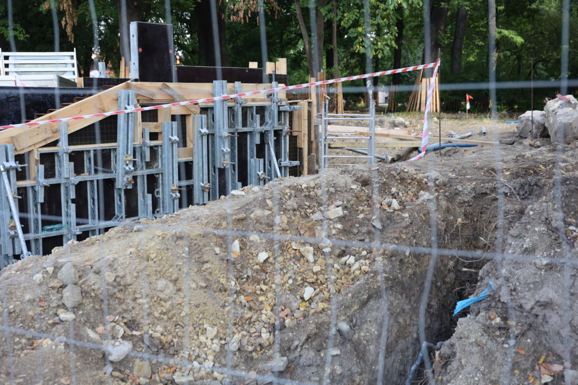Rewitalizacja parku Bronowickiego w lublinie - postęp prac na koniec lipca 2025