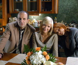 Pierwsza miłość. Teresa (Ewa Skibińska), Marek (Maciej Tomaszewski), Marysia (Aneta Zając)