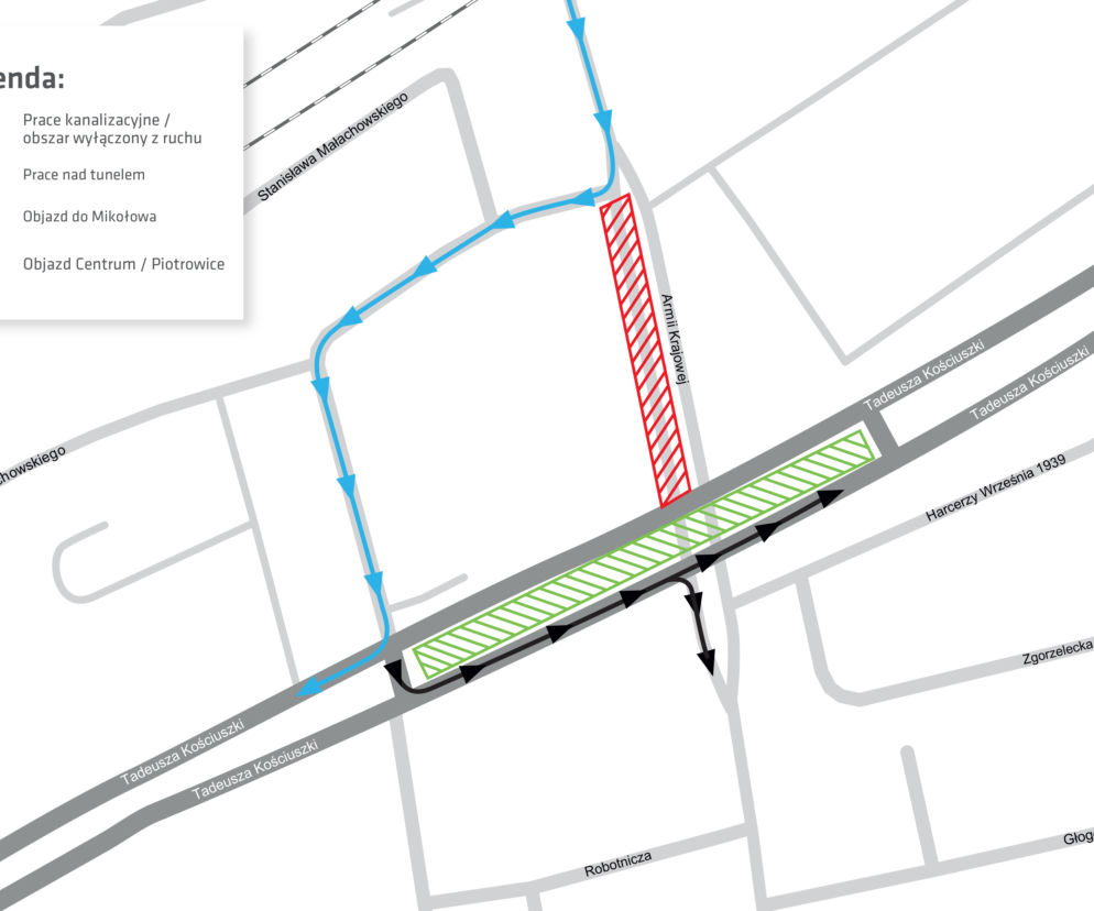 Katowice: Nowy etap przebudowy węzła na DK81. Będą spore utrudnienia dla kierowców