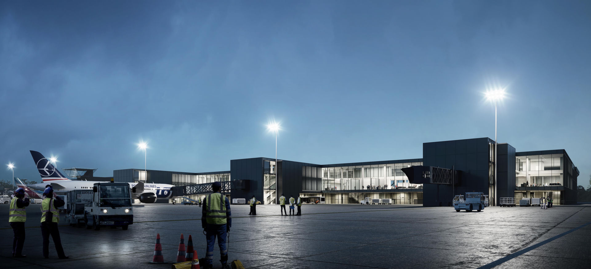 Nowy terminal pasażerski na Kraków Airport
