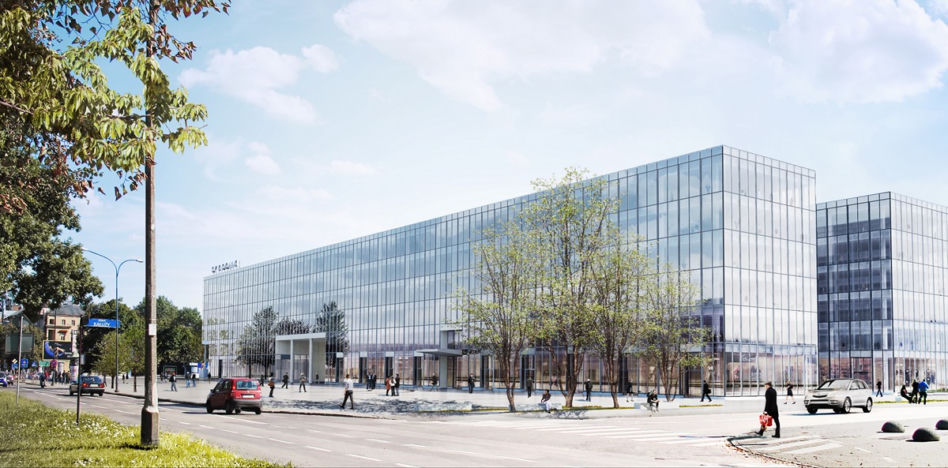 Projekt zagospodarowania terenu po byłym hotelu Cracovia