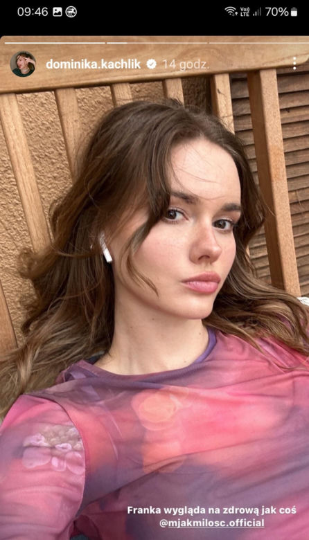 M jak miłość na planie. Franka (Dominika Kachlik)