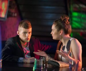 Na Wspólnej odc. 2319. Dominik (Mateusz Gąsiewski), Kasia (Julia Chatys)