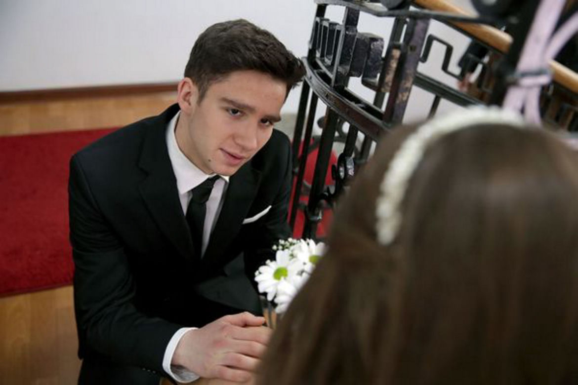 	M jak miłość, odcinek 1512: Lilka (Monika Mielnicka), Mateusz (Krystian Domagała)