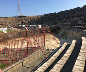 Saperzy na stadionie w Szczecinie