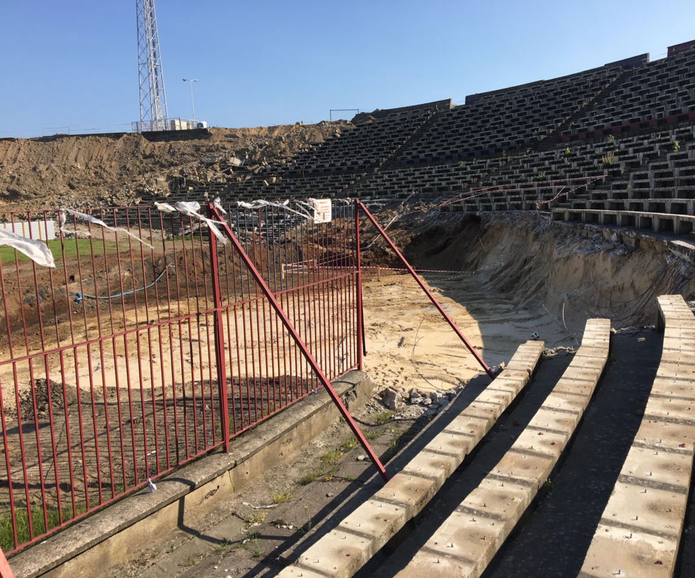 Saperzy na stadionie w Szczecinie