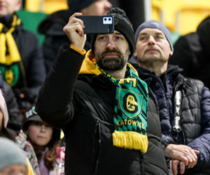 GKS Katowice - Widzew Łódź, zdjęcia kibiców z meczu 20. kolejki PKO BP Ekstraklasy