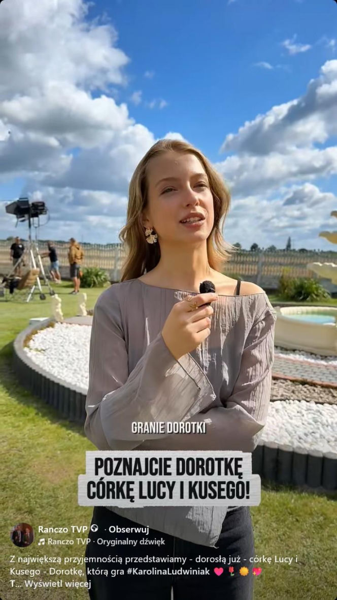 Ranczo. Dorotka (Karolina Ludwiniak), Kusy (Paweł Królikowski)