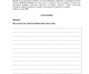 Matura 2020 ARKUSZE CKE: j. francuski p. podstawowy