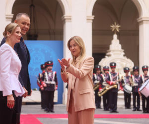 Marta Nawrocka we Włoszech