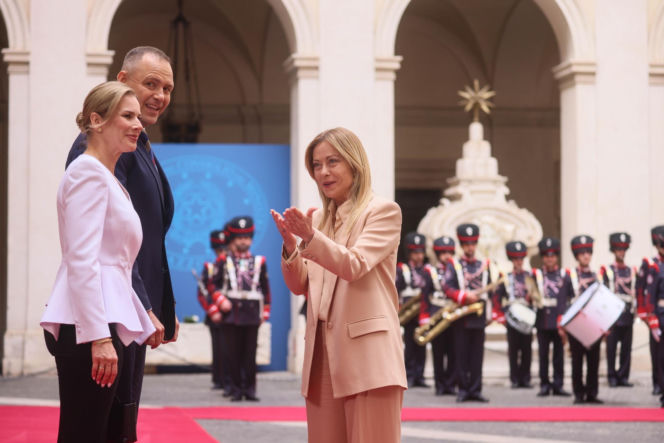 Marta Nawrocka we Włoszech