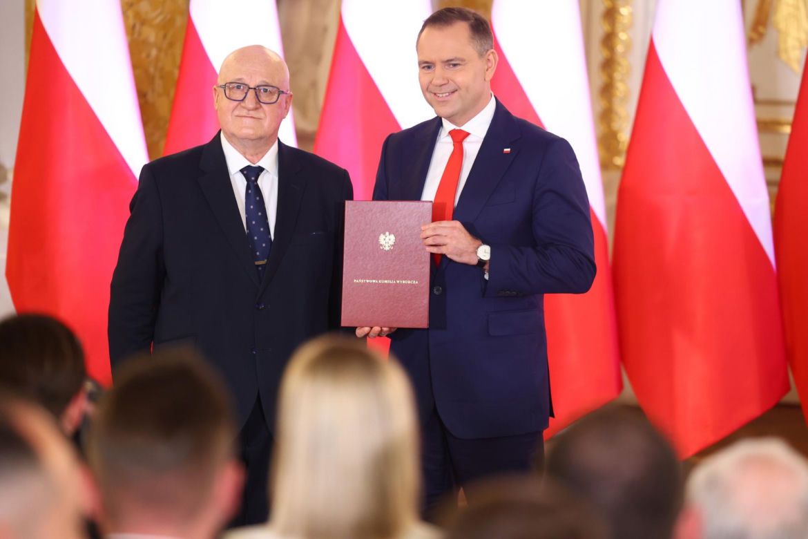 Karol Nawrocki na Zamku Królewskim 