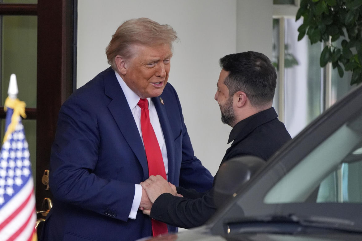 Trump i Zełeński w Białym Domu