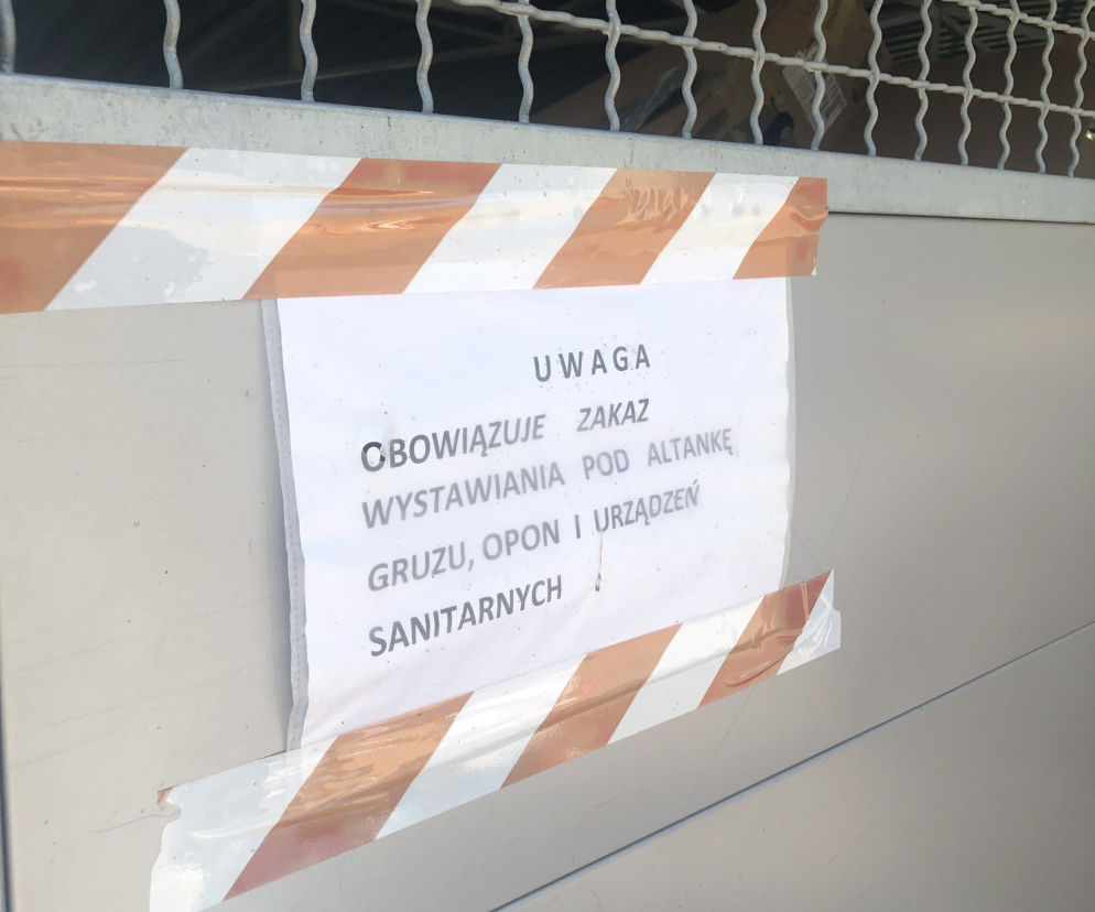 Zostawili nas z górą śmieci
