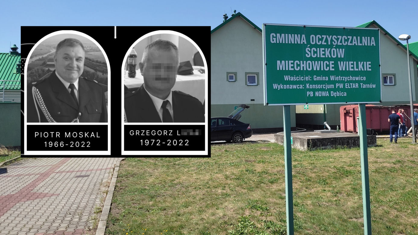 Szwagrowie utopili się w oczyszczalni ścieków