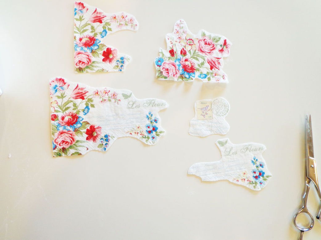 Chlebak shabby chic: KROK 2