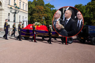 Karol Nawrocki na pogrzebie króla. Tak reprezentował Polskę