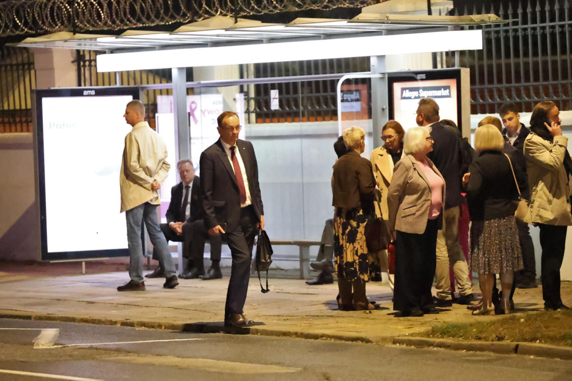 Spotkanie polityków PiS w siedzibie na ul.Nowogrodzkiej